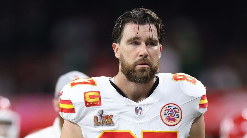 Travis Kelce nach dem Super Bowl, Februar 2025