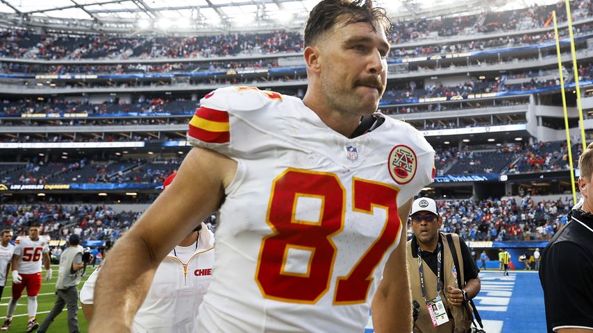 Travis Kelce im SoFi Stadium in Los Angeles, September 2024