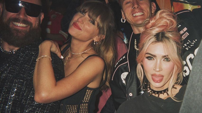 Travis Kelce, Taylor Swift, Machine Gun Kelly und Megan Fox
