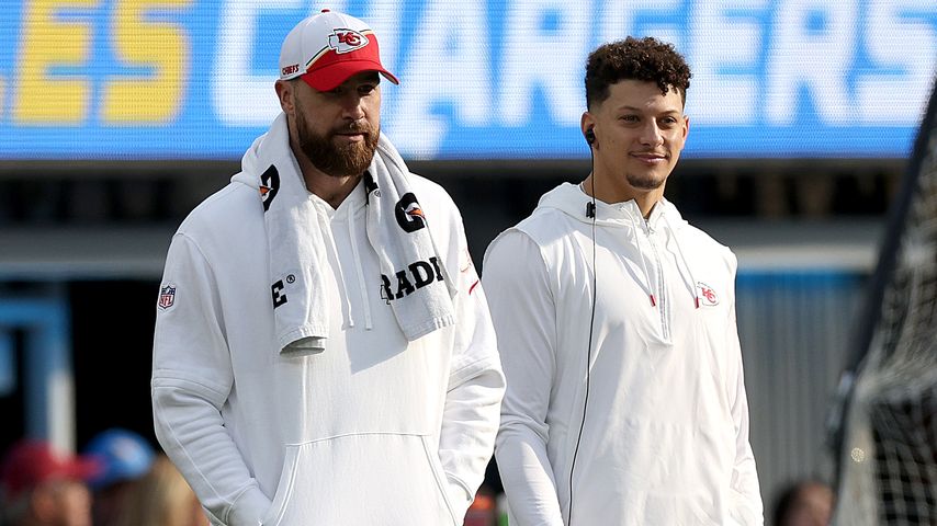 Travis Kelce und Patrick Mahomes, 2024