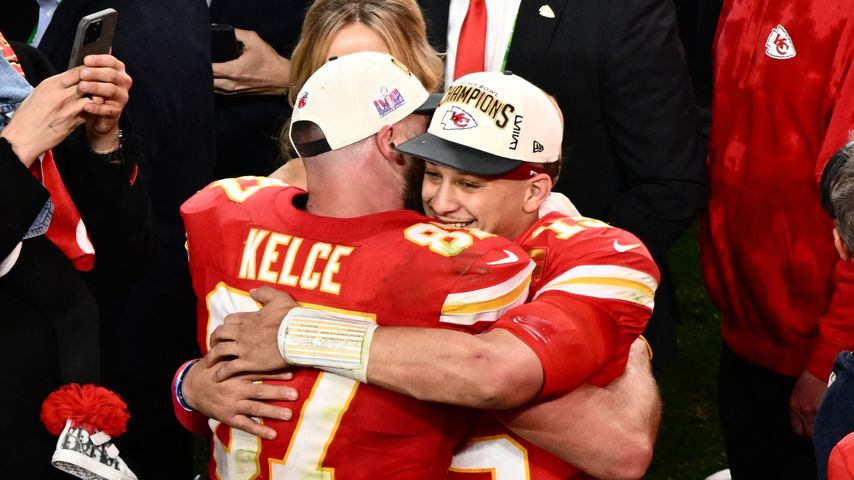 Travis Kelce und Patrick Mahomes, 2024