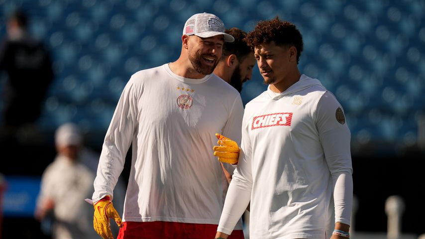 Travis Kelce und Patrick Mahomes, November 2024