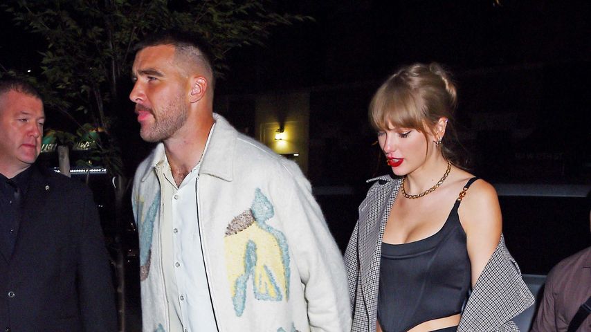Travis Kelce und Taylor Swift im Oktober 2023