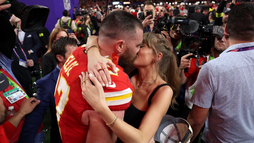 Travis Kelce und Taylor Swift im Jahr 2024