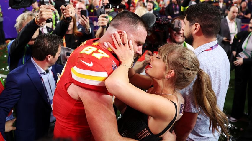 Travis Kelce und Taylor Swift, 2024