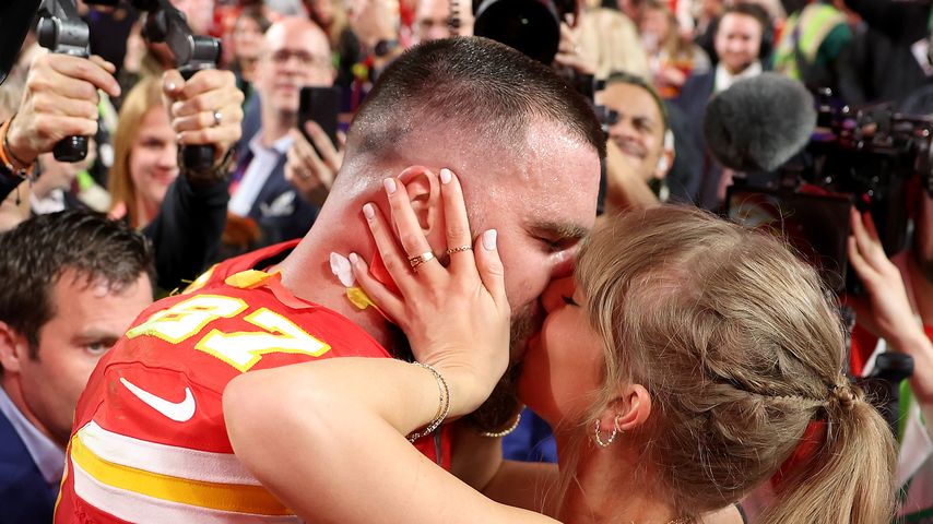 Travis Kelce und Taylor Swift, Februar 2024