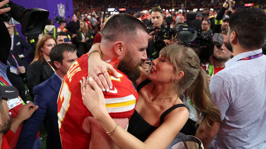 Travis Kelce und Taylor Swift im Februar 2024