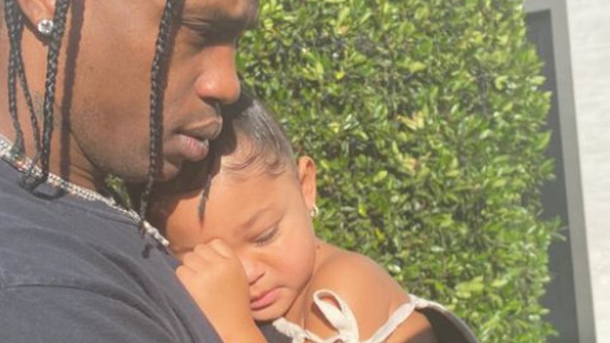 Travis Scott und seine Tochter Stormi