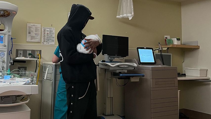 Travis Scott mit seinem Sohn