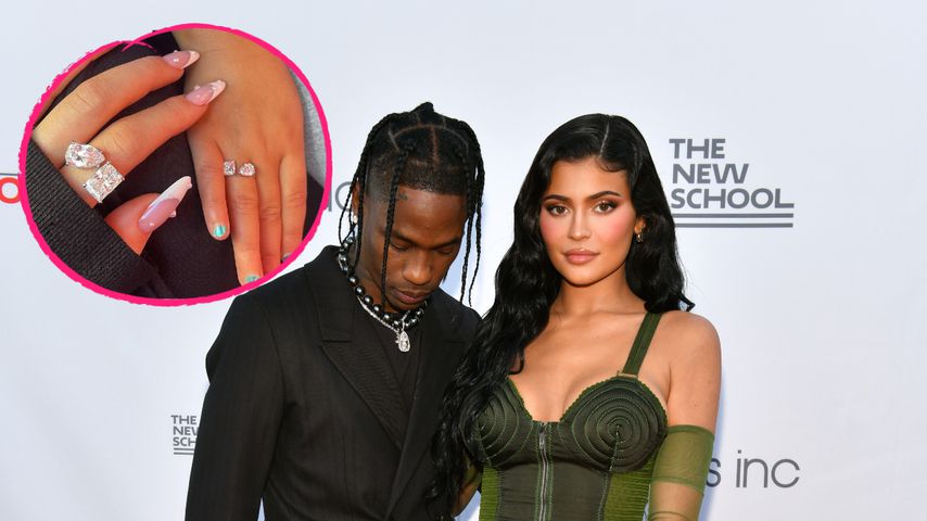 Stolzer Papa: Travis Scott schenkt Kylie und Stormi Ringe