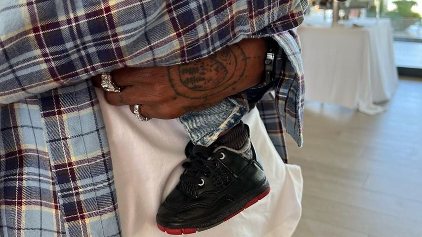 Travis Scott mit seinem Sohn