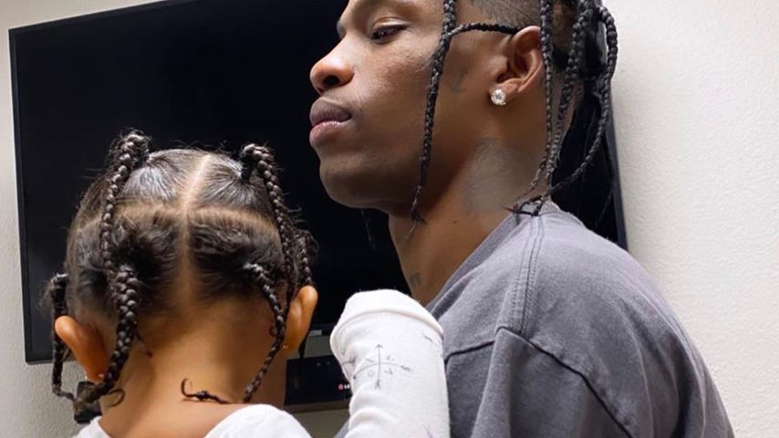 Zuckersüß: Travis Scott und Stormi sind Frisuren-Twins!