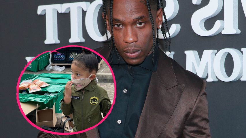 So süß! Stormi (2) hilft Papa Travis Scott bei Charity-Event