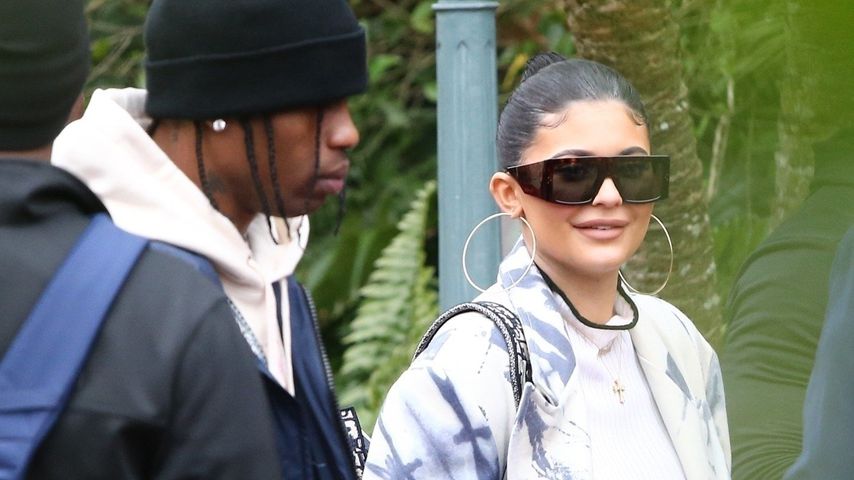 Travis Scott, Penelope Disick und Kylie Jenner