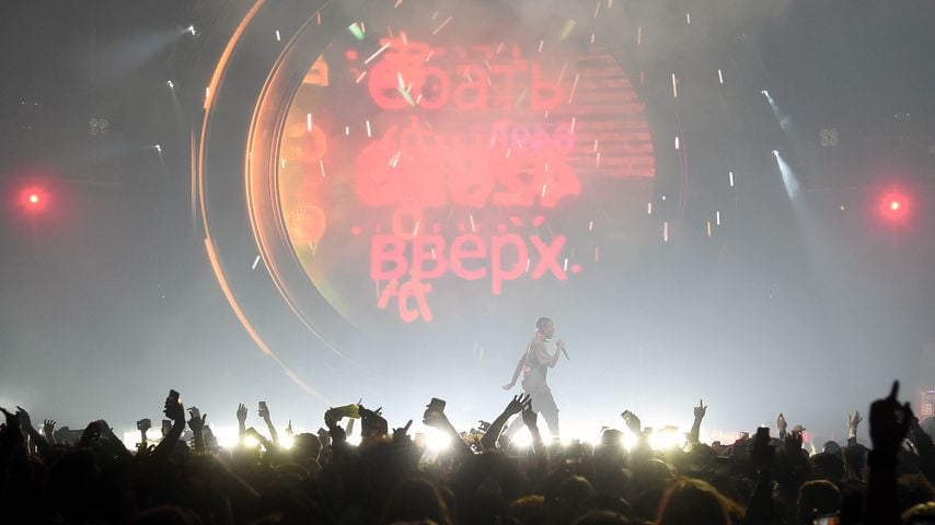 Travis Scott beim Astroworld-Festival, 2019