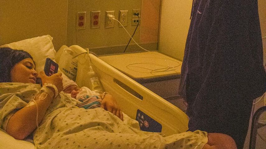 Kylie Jenner und Travis Scott kurz nach der Geburt von Tochter Stormi