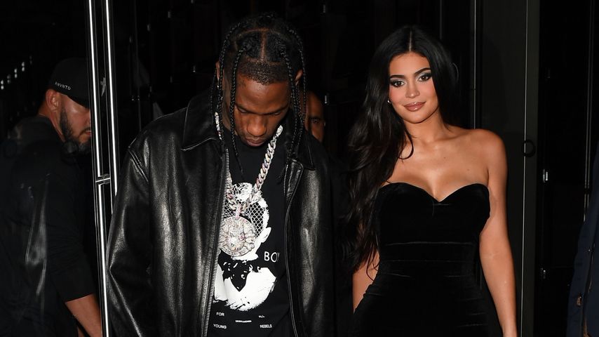 Travis Scott, Stormi Webster und Kylie Jenner in London, 2022