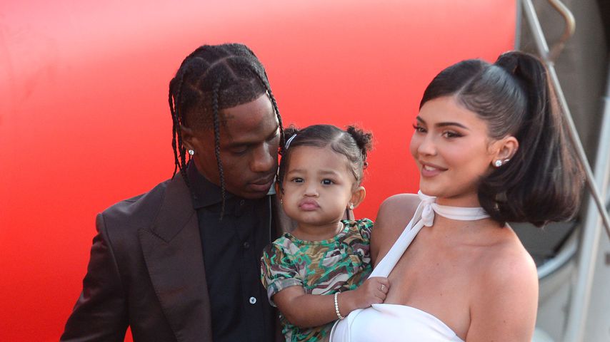 Travis Scott, Stormi Webster und Kylie Jenner im August 2019