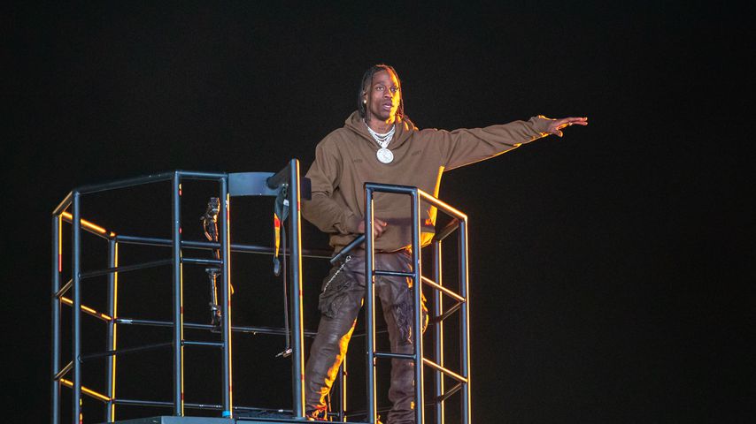 Travis Scott beim Astroworld-Festival, 2019
