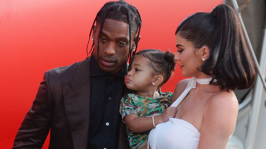 Travis Scott, Stormi Webster und Kylie Jenner, August 2019