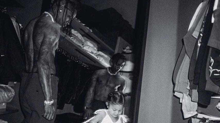 Travis Scott und seine Tochter Stormi