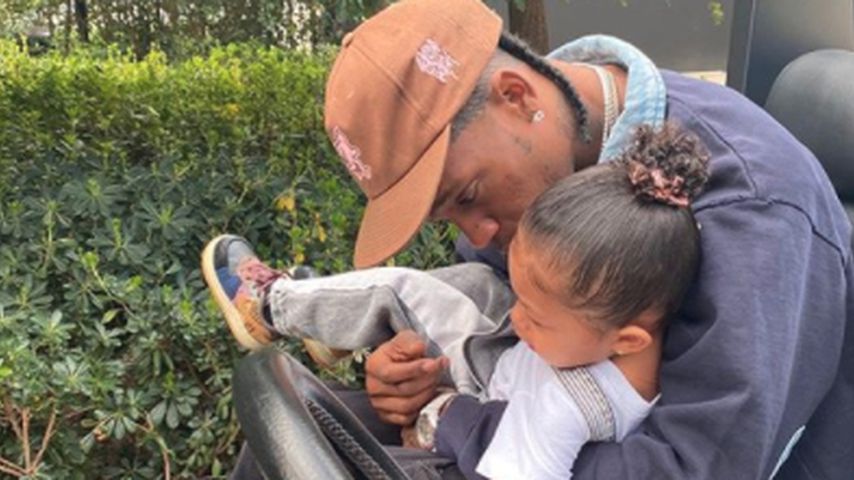 Travis Scott mit Tochter Stormi
