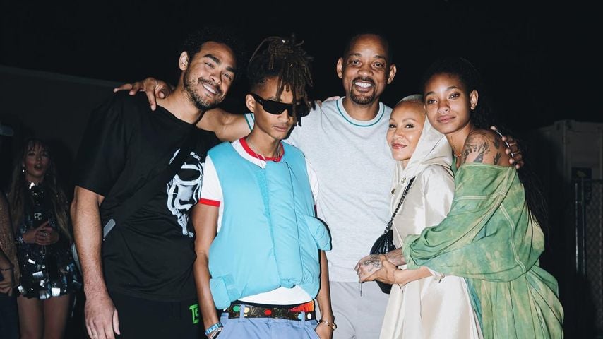 Tray Smith, Jaden Smith, Will Smith, Jada Pinkett-Smith und Willow Smith beim Coachella 2024