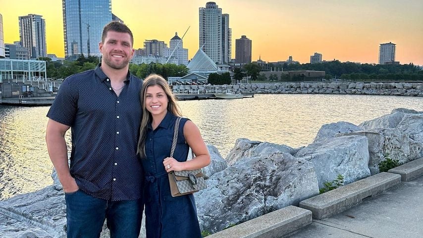 Trent Jordan Watt, Sportler, mit seiner Frau Dani