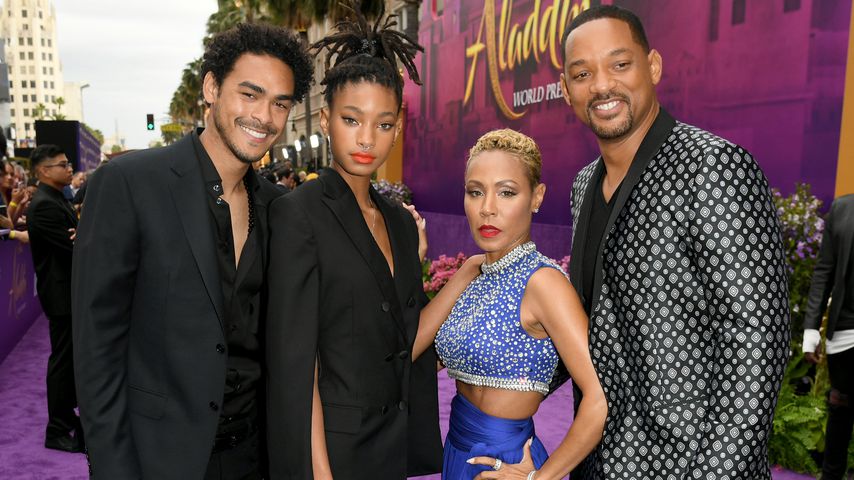 Trey Smith, Willow Smith, Jada Pinkett-Smith und Will Smith im Jahr 2019