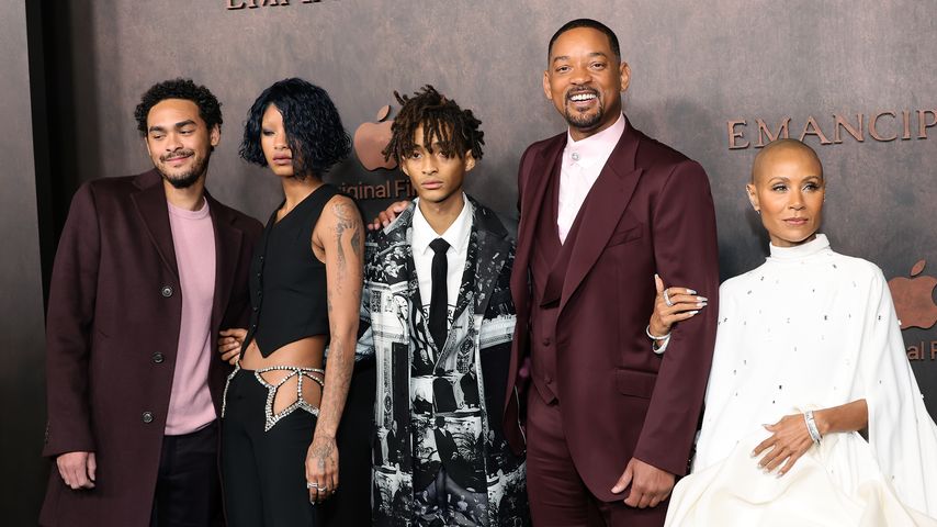Will Smith mit seiner Familie bei der "Emancipation"-Premiere in Los Angeles im November 2022