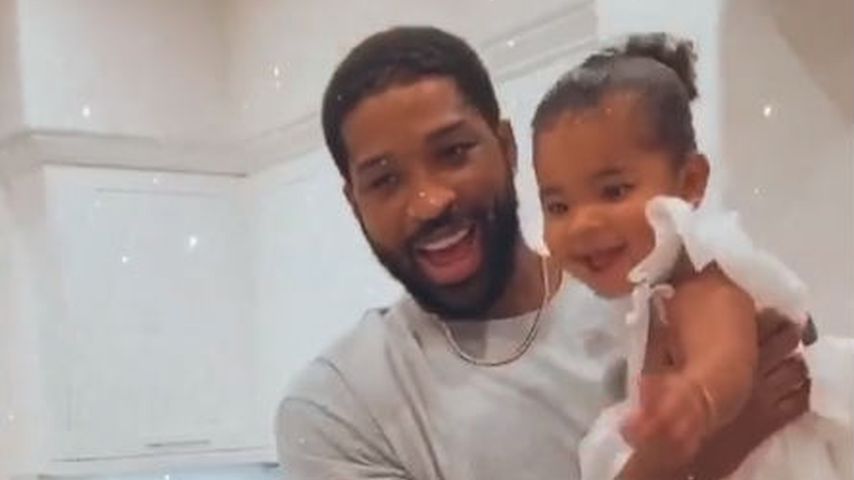 Tristan Thompson an Trues Geburtstag