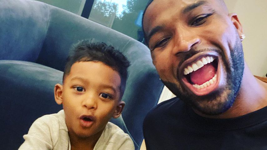 Selten: Tristan Thompson postet Selfies mit Söhnchen Prince