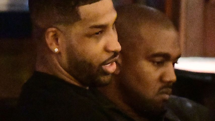Tristan Thompson und Kanye West, März 2022 in Miami