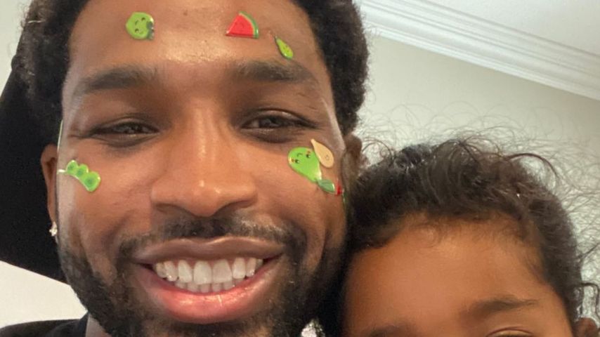 Tristan Thompson und seine Tochter True
