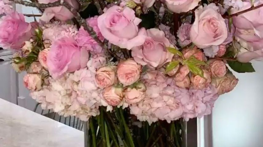 Tristan Thompsons Blumen an Khloé Kardashian