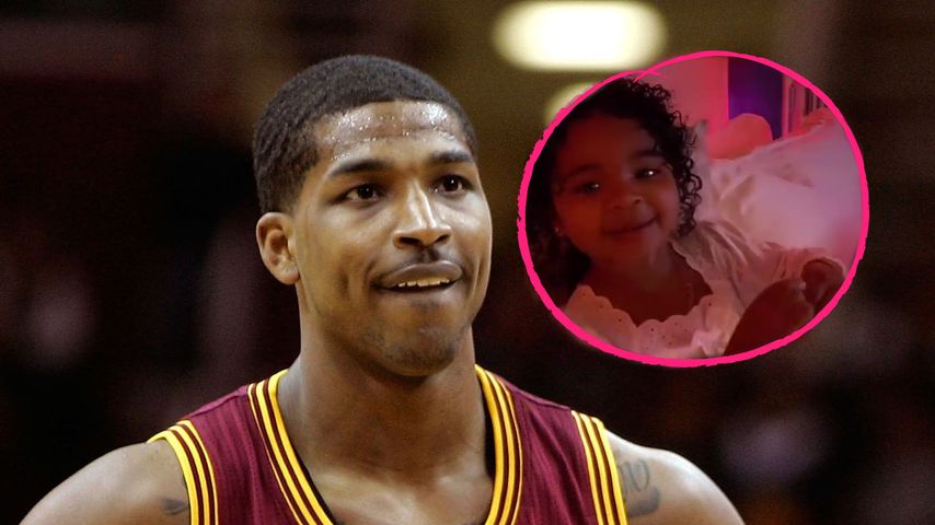 Tristan Thompson im TV: So süß feuert True ihren Papa an