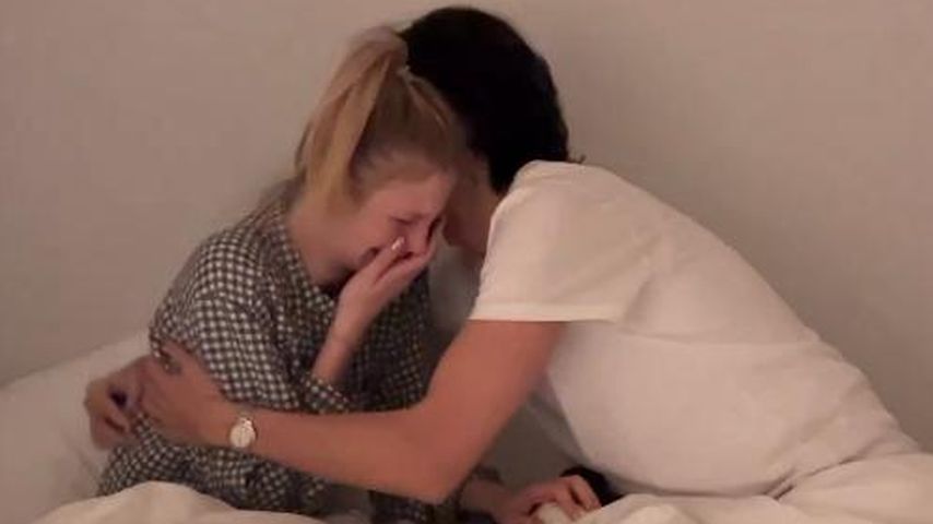 Trixi Giese und ihr Freund Samy beim Heiratsantrag