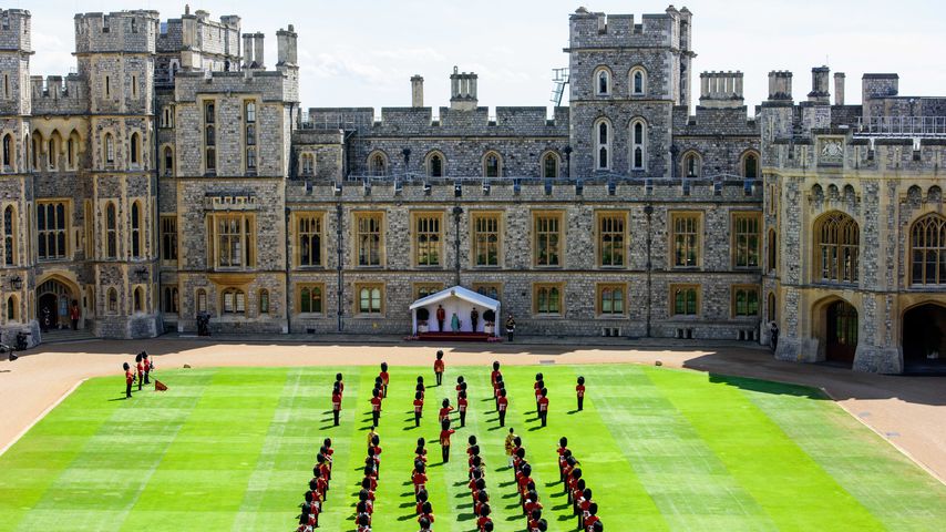 Trooping the Colour auf Schloss Windsor 2020