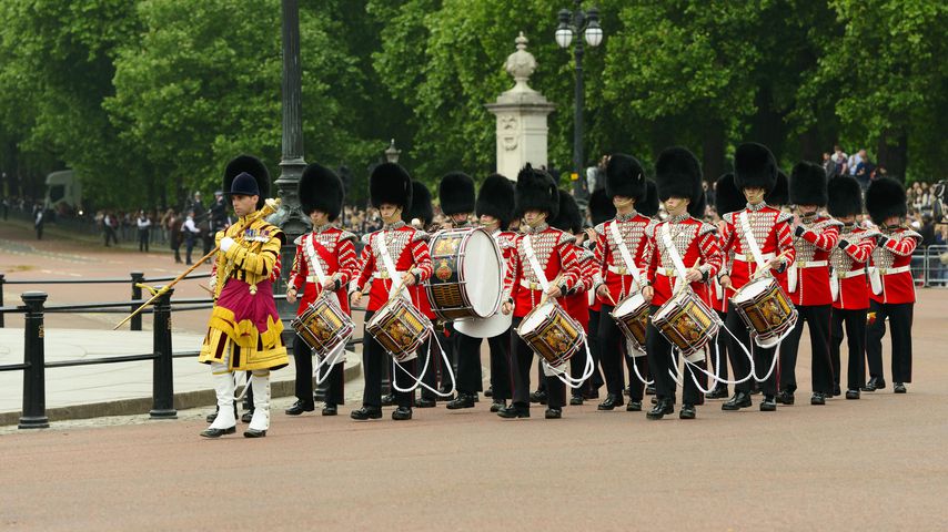 Die Trooping-the-Colour-Parade in London