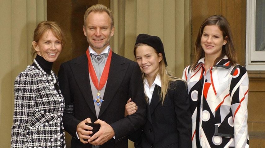 Trudie Styler, Sting und ihre Töchter Coco und Kate