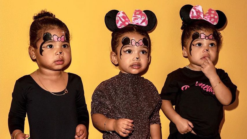 Zuckersüß: True, Chicago und Stormi als Minnie-Maus-Trio!