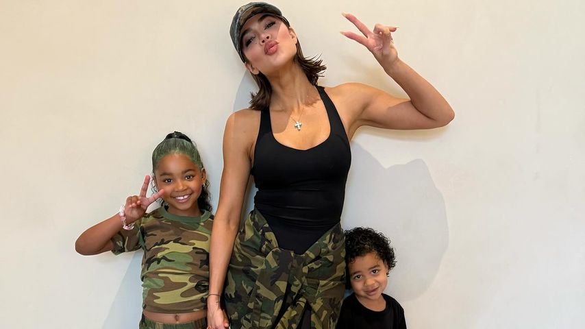 True Thompson, Khloé Kardashian und Tatum Thomspon, Juni 2025