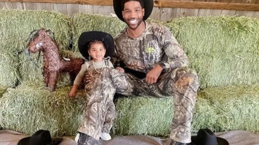 Papa-Tochter-Duo: True und Tristan Thompson im Partner-Look