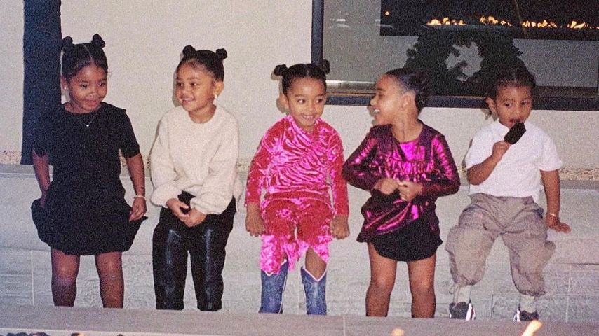Wie süß! Kim Kardashian postete ein Gruppenfoto von den Kids
