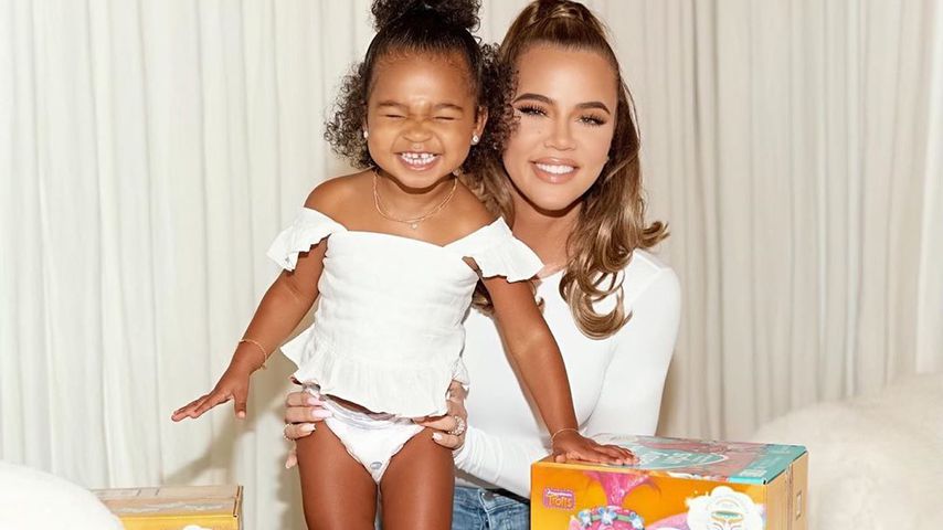 True Thompson und Khloé Kardashian im Juni 2020