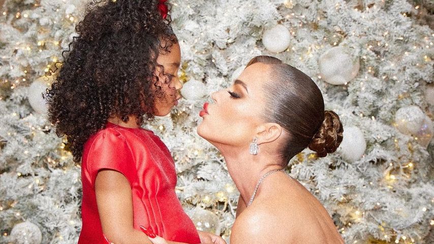 True Thompson und Khloé Kardashian