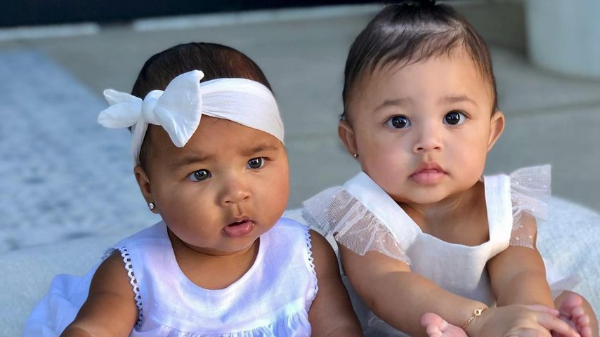 True Thompson und Stormi Webster