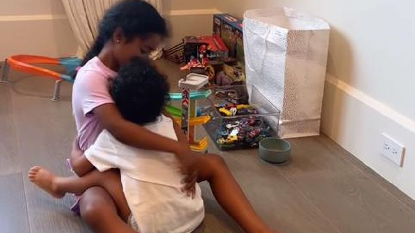 Khloé Kardashians Kids True und Tatum Thompson im August 2024