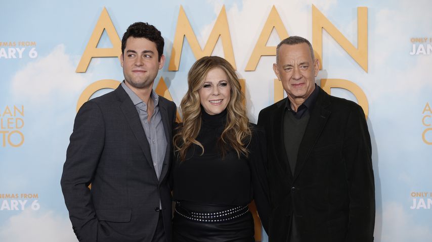 Truman Hanks, Rita Wilson und Tom Hanks im Dezember 2022