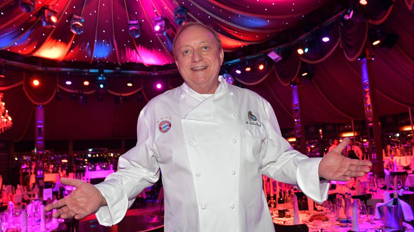 Alfons Schuhbeck in seinem Schuhbecks-Teatro-Spiegelzelt, 2019